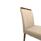 Kit 10 Cadeiras Para Sala De Jantar Estofadas - Conjunto Cali