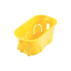 Kit 10 Caixa De Luz 4x2 Drywall Obras  Amarela