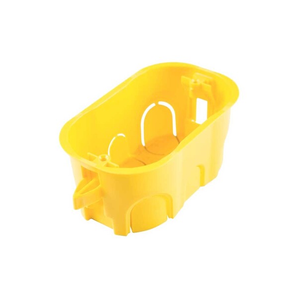 Kit 10 Caixa De Luz 4x2 Drywall Obras  Amarela