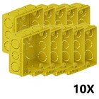 Kit 10 Caixa De Luz Embutir 4x4 Parede Reforçada Tigre