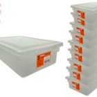 Kit 10 Caixa Organizadora Biopratika Com Tampa 5 Litros 0320