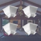 Kit 10 Caixas Com 120 Peças Cantoneira Interna Pvc 25x25mm Co