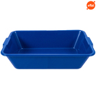 Kit 10 Caixas De Massa 40 Litros Azul Afort