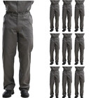 Kit 10 Calças Profissional Uniforme Trabalho Pesado Brim Meta