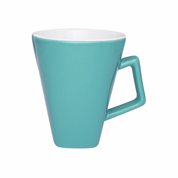 Kit 10 Canecas Quartier Bicolor Azul Oxford® Cerâmica 350ml