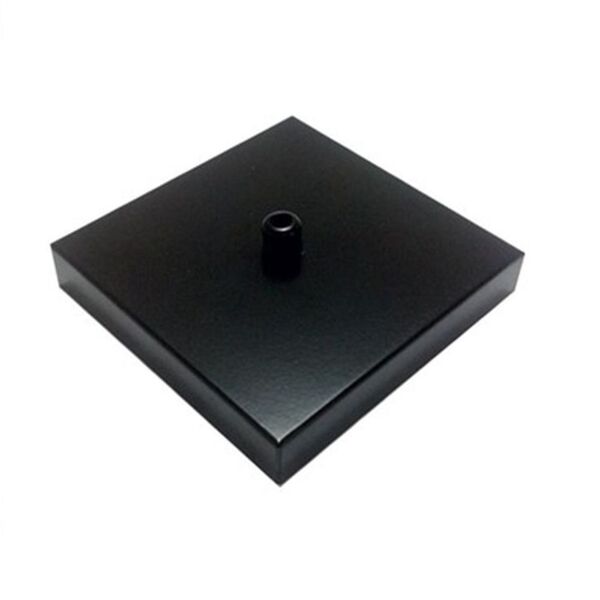 Kit/10 Canopla Lustre Pendente Quadrado Md-1005 12x12x2cm Pre