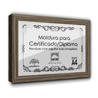 Kit 10 Certificados/diplomas A4 Com Tela De Acetato E Mdf - M