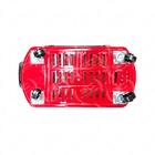 Kit - 10 Cestos Grande Com Rodízio D300 Cód. 3300 Amarelo - D