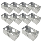 Kit 10 Condulete Multiplo Dailet X S/ Tampa 3/4'' Alumínio