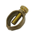 Kit 10 Conector C/parafuso Para Haste Terra  5/8" Reforçado