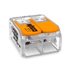 Kit 10 Conector Emenda Compacto Fios E Cabos 2 Vias 221 Wago