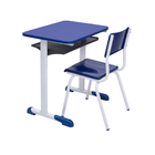 Kit 10 Conjuntos Escolar Individual Juvenil/adulto Com Porta