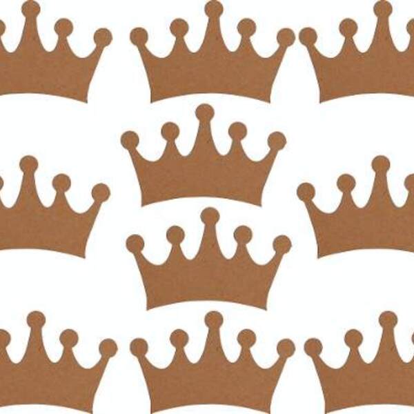 Kit 10 Coroa Mdf Cru Aplique Parede Artesanato Decoração