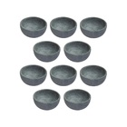 Kit 10 Cumbuca Pedra Sabão Tigela Bowl Para Caldo Sopa 300ml