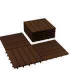 Kit 10 Deck Modular Plástico 30x30cm 2cm Antiderrapante Textu