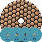 Kit 10 Disco Lixa Polimento A Seco Mármore 10cm Grão 30
