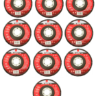 Kit 10 Discos De Desbaste Tipo Flap 115 X 22 Mm Grão 120 Mtx