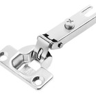 Kit 10 Dobradiça Armário Pia Balcão Reta Baixa Pequena 26mm