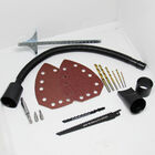 Kit 10 Em 1 Parafusadeira Lixadeira Serra Martelete Elétrico