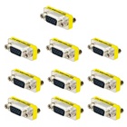 Kit 10 Emendas Vga Hd15 Fêmea-fêmea Alta Qualidade