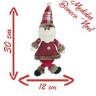 Kit 10 Enfeites Boneco De Neve E Papai Noel Natal Em Tecido 3