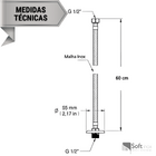 Kit 10 Engates Flexíveis 60 Cm