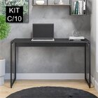Kit 10 Escrivaninhas 120cm Iron