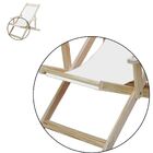 Kit 10 Espreguiçadeiras Preguiçosa Dobrável Madeira Maciça Na