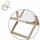 Kit 10 Espreguiçadeiras Preguiçosa Dobrável Madeira Maciça Na