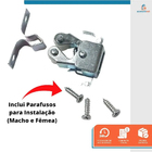 Kit 10 Fecho Rolete Zincado Para Armários Móveis - Starfer