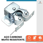 Kit 10 Fecho Rolete Zincado Para Armários Móveis - Starfer