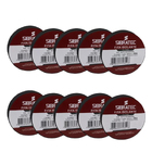Kit 10 Fita Isolante Marrom 19mm X 20mt Sibratec