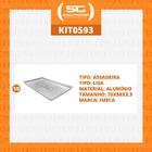 Kit - 10 Formas Assadeiras Lisa Estampada 0,6mm Pão Doce Alum