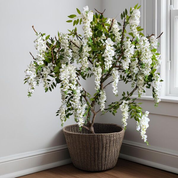 Kit 10 Galhos De Wisteria Artificial Flexíve Flor Ideal Para