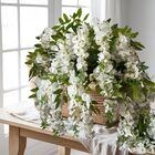 Kit 10 Galhos De Wisteria Artificial Flexíve Flor Ideal Para