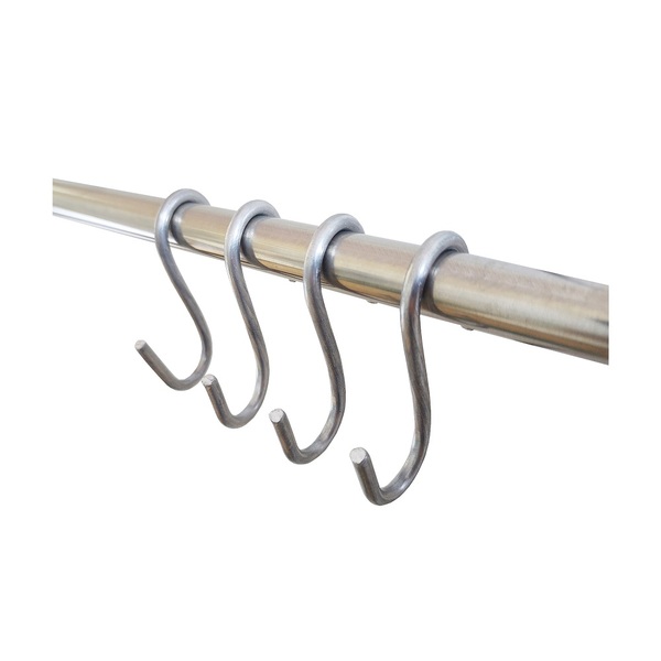 Kit 10 Ganchos S Multiuso Pratas Ganchinhos Suporte