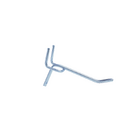 Kit 10 Ganchos Zincados Para Chapa Perfurada - 5 Cm