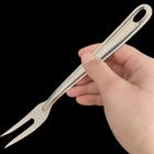 Kit 10 Garfos Trinchante Para Churrasco 24,5cm Inox Churrasc