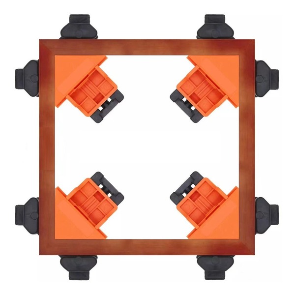 Kit 10 Grampos Sargento De Canto Aperto Angular 90 Graus