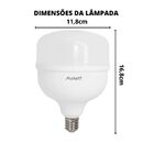 Kit 10 Lampada Avant Bulbo 50w Led 6500k + Fita Isolante 33+