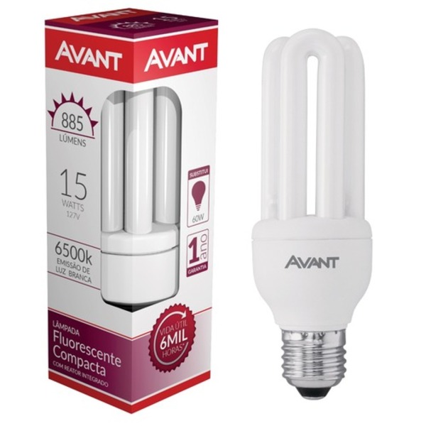 Kit 10 Lâmpada Fluorescente 3u 15w-220v Avant