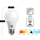 Kit 10 Lâmpada Led 9w Bulbo E27 6500k Branco Frio Ultra Luz 1