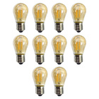 Kit 10 Lâmpada Led Filamento G45 2w 2200k Retrô Vintage Delis