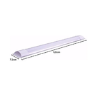 Kit 10 Lâmpada Luminária Tubular Led Sobrepor 40w 120cm Casa