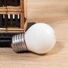 Kit 10 Lâmpadas Bolinha Bg-45 Leitosa E-27 15w 127v