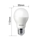 Kit 10 Lâmpadas Led Bulbo 8w E27 6500k Branca Fria Philips
