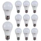 Kit 10 Lâmpadas Led Bulbo A60 9w E27 Bivolt 6500k Frio