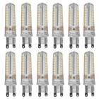 Kit 10 Lâmpadas Led Halopin G9 5w Branco Frio P/ Lustres e Pe