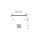 Kit 10 Lâmpadas Led Par30 9w Stella