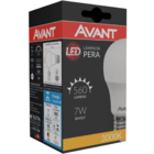 Kit 10 Lâmpadas Led Pêra 7w Bivolt Amarelo 3000k